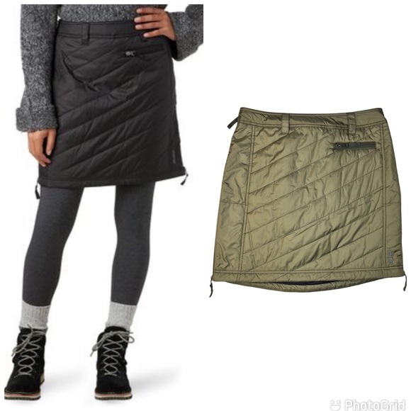 Skhoop Dresses & Skirts - Skhoop Sandy Short Winter Skirt in Olive Green Size Medium